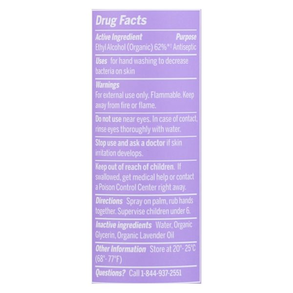 Dr. Bronner's - Hand Santz Spry Lvndr - Case of 12-2 FZ