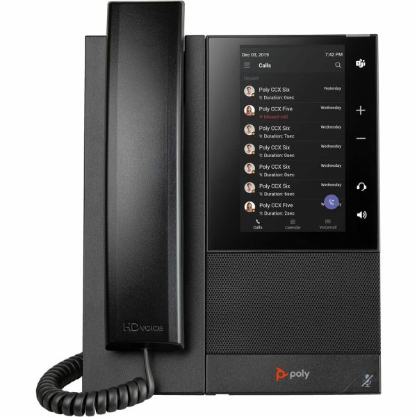 Poly CCX 505 Business Media Phone for Microsoft Teams and PoE-enabled GSA/TAA - Image 4