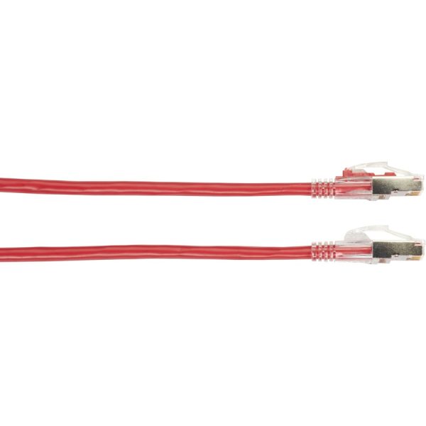 Black Box CAT6A 650-MHz Locking Snagless Patch Cable S/FTP CM PVC RD 15FT - Image 2