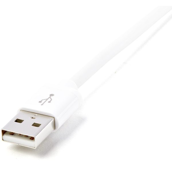StarTech.com 2m (6ft) Long White Apple�® 8-pin Lightning Connector to USB Cable for iPhone / iPod / iPad - Image 3