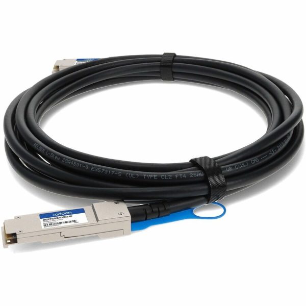 AddOn Juniper Networks EX-QSFP-40GE-DAC-50CM Compatible TAA Compliant 40GBase-CU QSFP+ to QSFP+ Direct Attach Cable (Passive Twinax, 0.5m) - Image 2