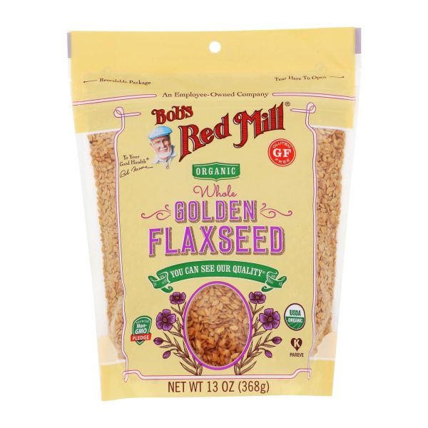 Bob's Red Mill - Flaxseeds Golden - Case of 4-13 OZ - Image 2