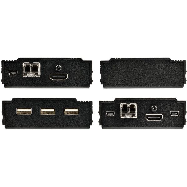 StarTech.com 4K HDMI KVM Extender over Fiber, HDMI Video & USB over Fiber, up to 984ft/300m (MultiMode), 10G MMF SFP+ Modules - Image 2