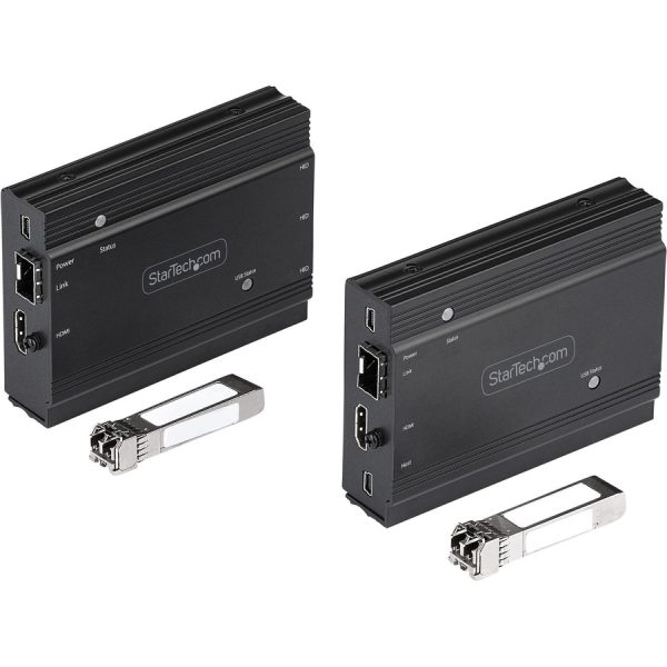 StarTech.com 4K HDMI KVM Extender over Fiber, HDMI Video & USB over Fiber, up to 984ft/300m (MultiMode), 10G MMF SFP+ Modules - Image 3