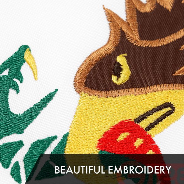 G128 5 Pack: Mexico Mexican Flag | 3x5 Ft | ToughWeave Series Embroidered 300D Polyester | Country Flag, Embroidered Design, Indoor/Outdoor, Brass Grommets - Image 3