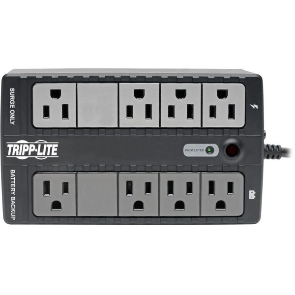 Eaton Tripp Lite Series 120V 500VA 260W Standby UPS, 8 Outlets (NEMA 5-15R), 5-15P Plug, 5 ft. (1.52 m) Cord, Desktop/Wall Mount - Image 3