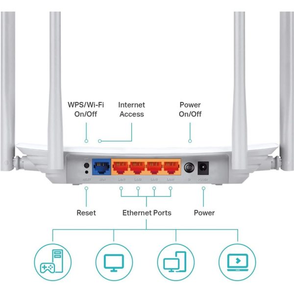 TP-Link Archer A54 - Dual Band Wireless Internet Router - AC1200 WiFi Router - Image 8