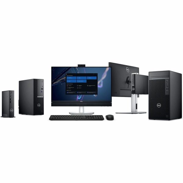 Dell OptiPlex 7000 7020 Desktop Computer - Intel Core i5 14th Gen i5-14500T - vPro Technology - 16 GB - 256 GB SSD - Micro PC - Black - Image 3