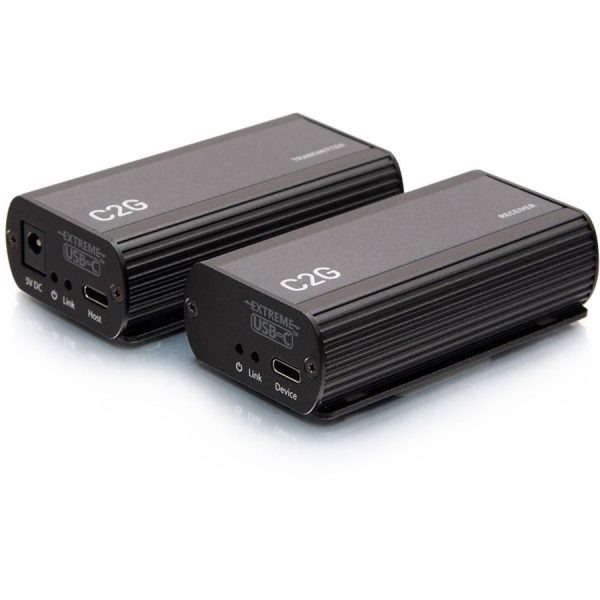 C2G 1-Port USB C Extender - Transmitter to Receiver Kit - USB 3.2 Gen 1 (5GBPS) - USB-C to RJ-45 - Image 6