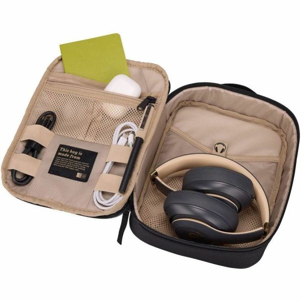 Case Logic Invigo 3205109 Carrying Case Electronic Equipment, Cable, Earbud, Power Adapter, Passport, Pen, Headphone, Accessories - Black - Image 4
