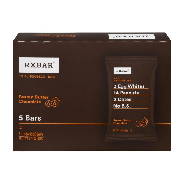Rxbar - Protein Bar Peanut Butter Chocolate - Case of 6 - 5/1.83OZ - Image 2