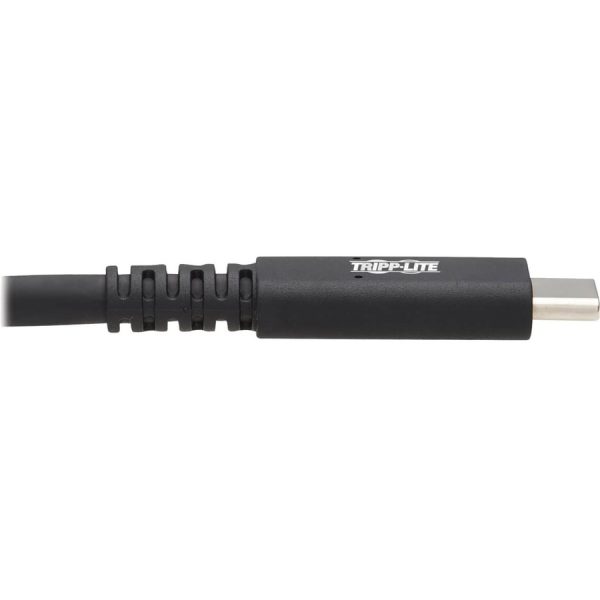 Tripp Lite by Eaton USB4 40Gbps Cable (M/M) - USB-C, 8K 60 Hz, 100W PD Charging, Black, 31 in. (0.8 m) - Image 4