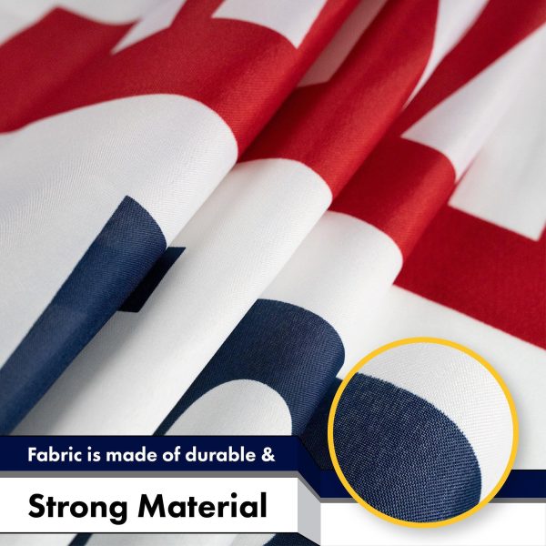G128 - Saturdays Are For The Girls 3x5 FT Printed Brass Grommets 150D Polyester Indoor/Outdoor - Much Thicker More Durable Than 100D 75D Polyester - Image 4