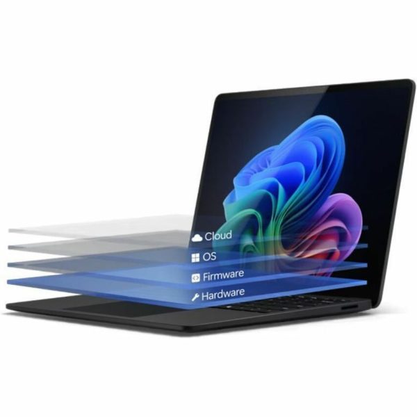 Microsoft Surface Laptop 7 13.8" Touchscreen Copilot+ PC Notebook - Qualcomm Snapdragon X Elite - 16 GB - 1 TB SSD - French, English Keyboard - Black - Image 3