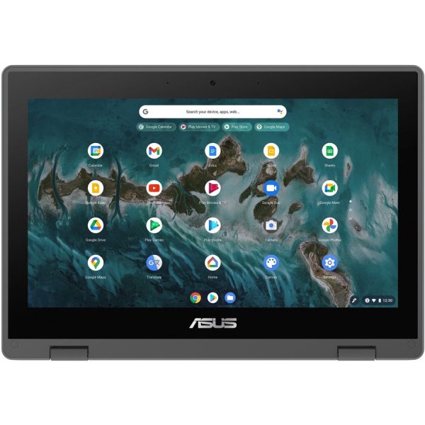 Asus Chromebook Flip CR1 CR1100FKA-YZ142T-S 11.6" Touchscreen Convertible Chromebook - HD - Intel Celeron N5100 - 4 GB - 32 GB Flash Memory - Dark Gray - Image 9