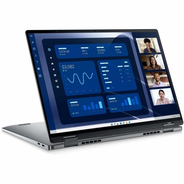 Dell Latitude 9000 9450 14" Touchscreen Convertible 2 in 1 Notebook - QHD+ - Intel Core Ultra 5 125U - Intel Evo Platform - 16 GB - 256 GB SSD - English (US) Keyboard - Magnetite - Image 3