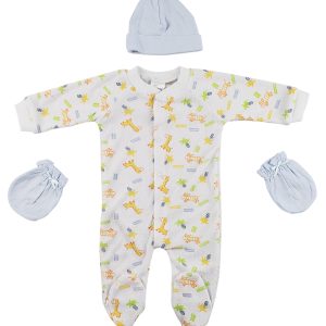 Sleep-n-play, Cap And Mittens - 3 Pc Set Cs_0033