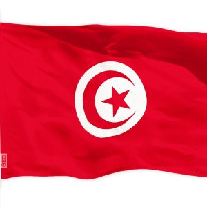 Tunisia (Tunisian) Flag 150D Printed Polyester 3x5 Ft