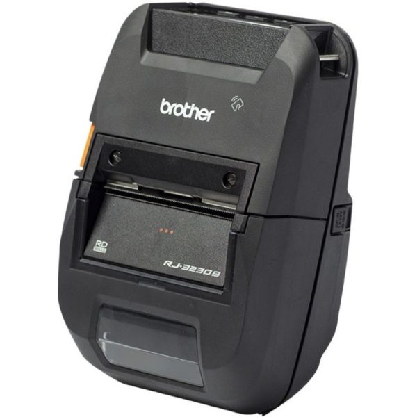 Brother RuggedJet RJ-3230BL Mobile Direct Thermal Printer - Monochrome - Portable - Label/Receipt Print - Ethernet - USB - Bluetooth - Black - Image 2