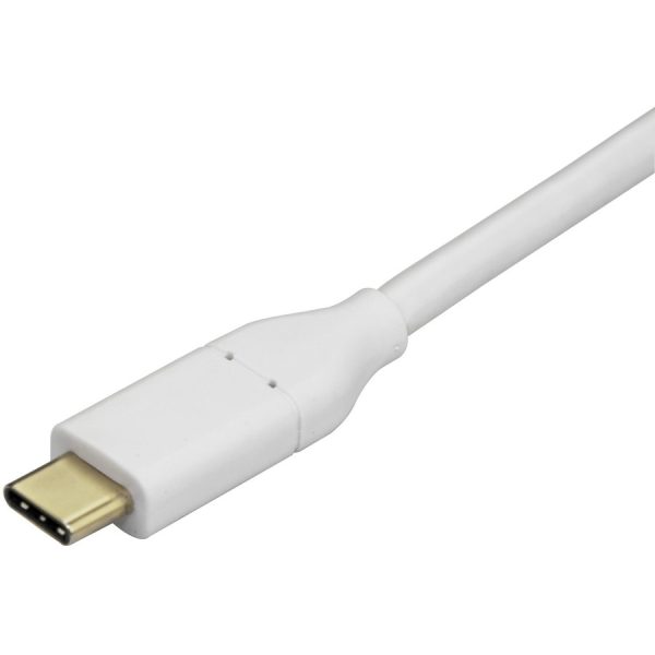 StarTech.com - USB-C to Mini DisplayPort Adapter - 4K 60Hz - White - USB Type-C to Mini DP Adapter - Thunderbolt 3 Compatible - Image 3