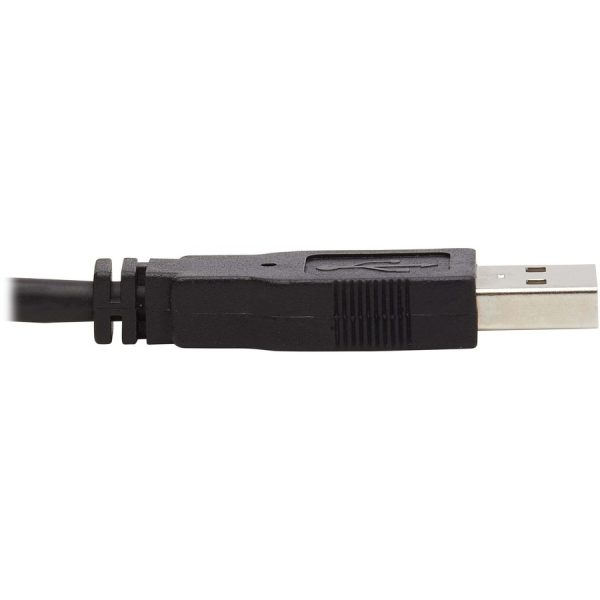 Eaton Tripp Lite Series Dual DisplayPort KVM Cable Kit - DP, USB, 3.5 mm Audio (3xM/3xM) + DP (M/M), 4K, 4:4:4, 10 ft. (3.05 m), Black - Image 6