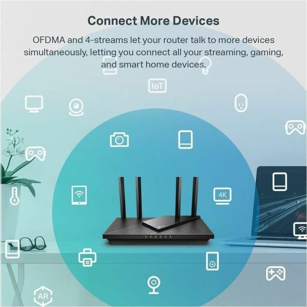 TP-Link Archer AX55 - Wi-Fi 6 IEEE 802.11ax Ethernet Wireless Router - Image 8