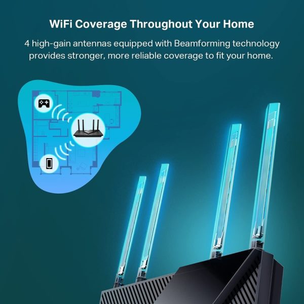 TP-Link Archer AX55 - Wi-Fi 6 IEEE 802.11ax Ethernet Wireless Router - Image 10