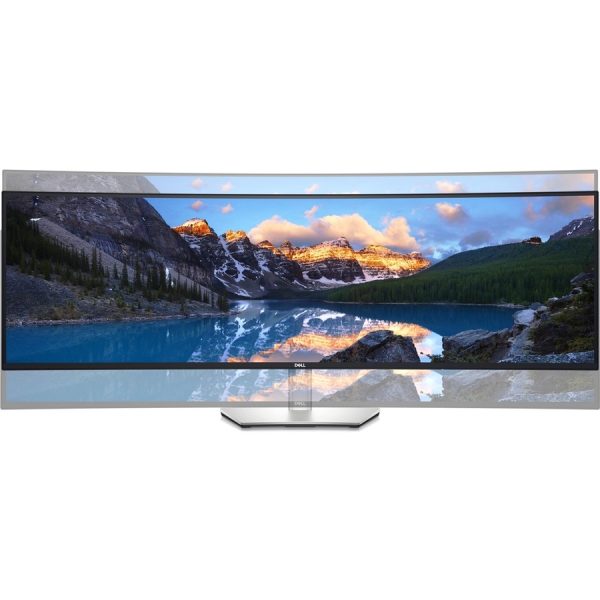 Dell UltraSharp U4924DW 49" Class Dual Quad HD (DQHD) Curved Screen LCD Monitor - 32:9 - Image 8