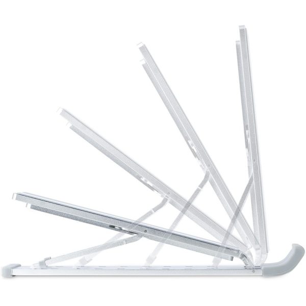 StarTech.com Foldable Laptop Riser Stand, Portable Height Adjustable Ergonomic Laptop Stand, Tilt/Raised/Angled Laptop/Tablet Stand - Image 2