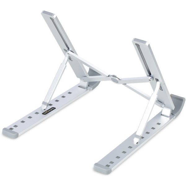 StarTech.com Foldable Laptop Riser Stand, Portable Height Adjustable Ergonomic Laptop Stand, Tilt/Raised/Angled Laptop/Tablet Stand - Image 8