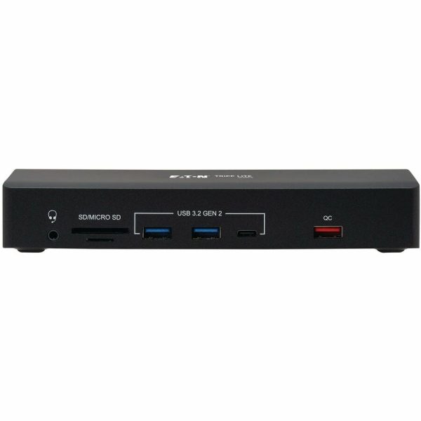 Eaton Tripp Lite Series Safe-IT USB-C Dock, Triple Display - 4K 60 Hz HDMI/DisplayPort, VGA, USB 3.2 Gen 2, USB Hub, Gigabit Ethernet, 100W PD Charging, Antibacterial - Image 3