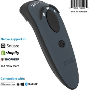 Socket Mobile DuraScan® D730, 1D Laser Barcode Scanner, Gray