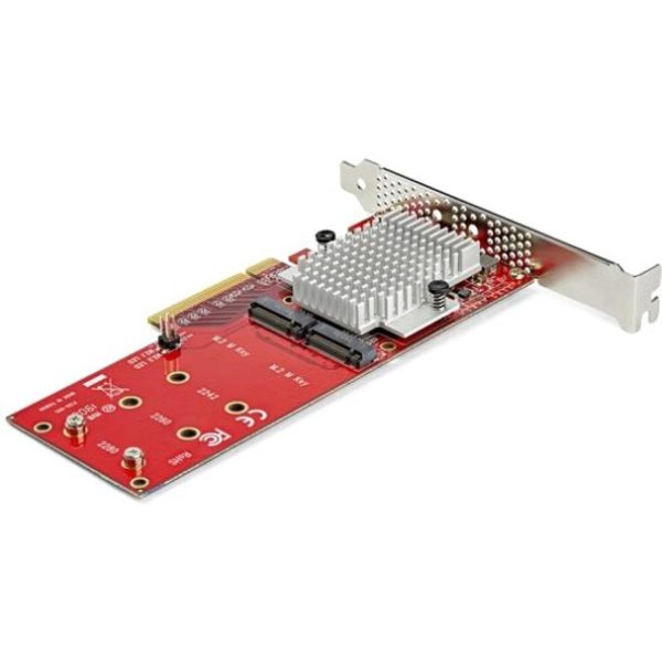 StarTech.com Dual M.2 PCIe SSD Adapter Card - x8 / x16 Dual NVMe or AHCI M.2 SSD to PCI Express 3.0 - M.2 NGFF PCIe (m-key) Compatible - Image 5