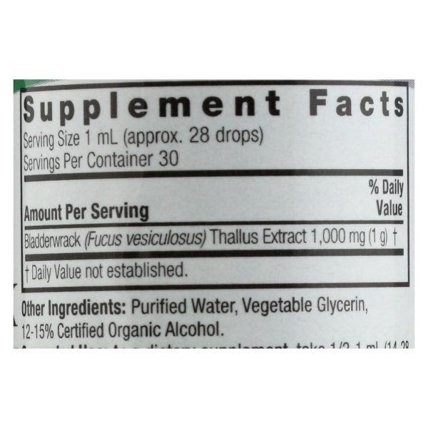 Nature's Answer - Bladderwrack Thallus - 1 fl oz - Image 2