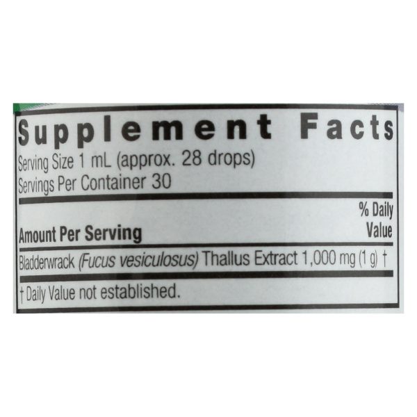 Nature's Answer - Bladderwrack Thallus - 1 fl oz - Image 3