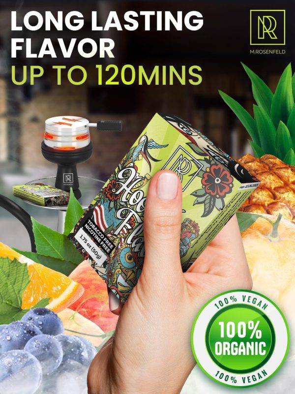 Sweet & Sour Hookah Flavors Set   3 x 50g non tobacco hookah flavor for your Hookah Bowl (Black grape   Tropical fruit mix   Pineapple) Hookah Bundle Pack of 3   Try these Tobacco Free Shisha - Image 4