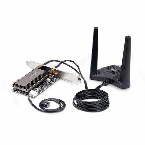 StarTech.com Wi-Fi 6E PCIe Network Card, Bluetooth 5.3, Magnetic Antenna Base, Tri-Band 802.11ax, AX5400 WiFi NIC, Windows/Linux - Image 8