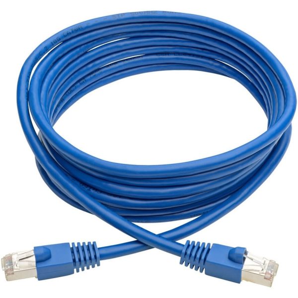 Eaton Tripp Lite Series Cat6a 10G Snagless Shielded STP Ethernet Cable (RJ45 M/M), PoE, Blue, 10 ft. (3.05 m) - Image 2