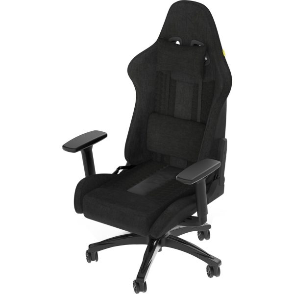 Corsair TC100 RELAXED Gaming Chair - Fabric Black/Grey - Image 13