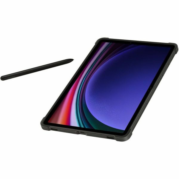 Samsung Rugged Carrying Case for 11" Samsung Galaxy Tab S9 Tablet, Stylus - Black - Image 3
