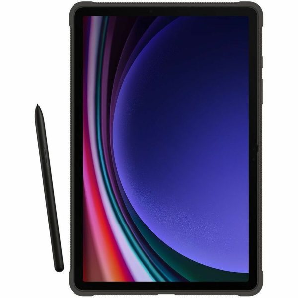 Samsung Rugged Carrying Case for 11" Samsung Galaxy Tab S9 Tablet, Stylus - Black - Image 4