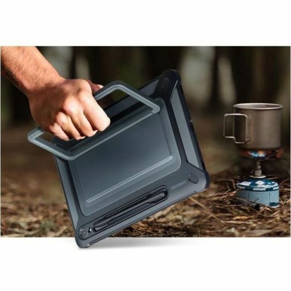 Samsung Rugged Carrying Case for 11" Samsung Galaxy Tab S9 Tablet, Stylus - Black - Image 6