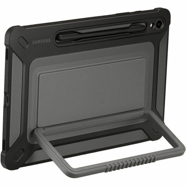 Samsung Rugged Carrying Case for 11" Samsung Galaxy Tab S9 Tablet, Stylus - Black - Image 9