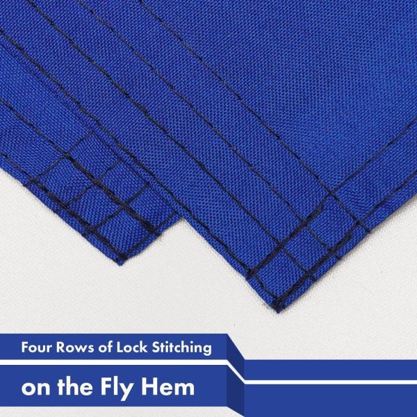 G128 3 Pack: El Salvador El Salvadoran Flag | 3x5 Ft | LiteWeave Pro Series Printed 150D Polyester | Country Flag, Vibrant Colors, Brass Grommets, Thicker and More Durable Than 100D 75D Polyester - Image 5