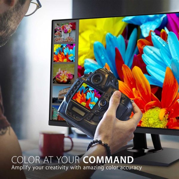 ViewSonic VP2756-2K 27 Inch IPS 1440p Ergonomic Monitor with Ultra-Thin Bezels, Color Accuracy, Pantone Validated, 60W USB C - Image 2