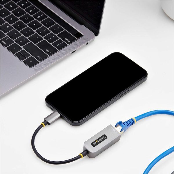 StarTech.com 2.5GbE USB-C to Ethernet Adapter, NBASE-T NIC, USB 3.0 Type-C 2.5/1G Multi Speed Network, USB 3.1 RJ45, Thunderbolt Compatible - Image 7