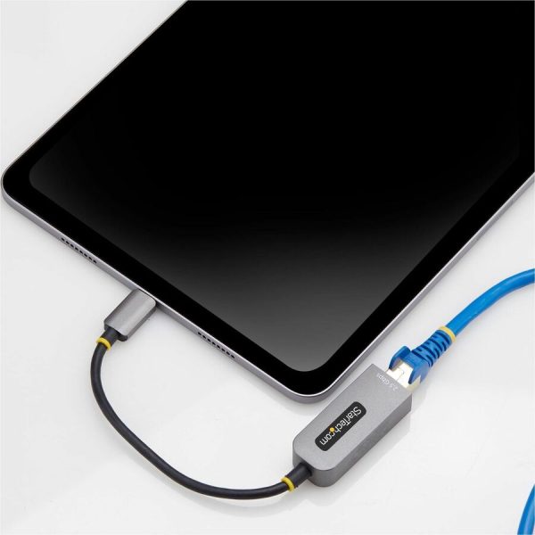 StarTech.com 2.5GbE USB-C to Ethernet Adapter, NBASE-T NIC, USB 3.0 Type-C 2.5/1G Multi Speed Network, USB 3.1 RJ45, Thunderbolt Compatible - Image 8