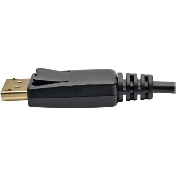 Eaton Tripp Lite Series Mini DisplayPort to DisplayPort Adapter Cable, 4K (M/M), DP Latching Connector, Black, 10 ft. (3.1 m) - Image 5