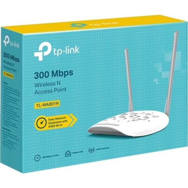 TP-Link TL-WA801N - IEEE 802.11n 300 Mbit/s Wireless Access Point - Image 2