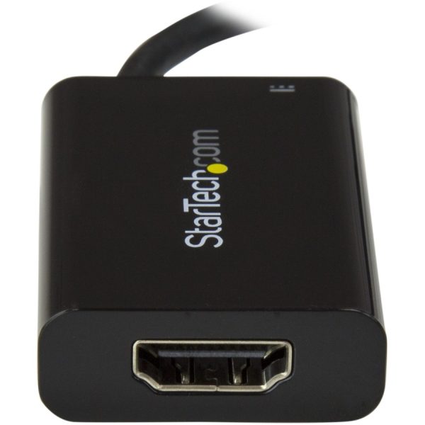 StarTech.com USB C to HDMI 2.0 Adapter 4K 60Hz with 60W Power Delivery Pass-Through Charging - USB Type-C to HDMI Video Converter - Black - Image 5